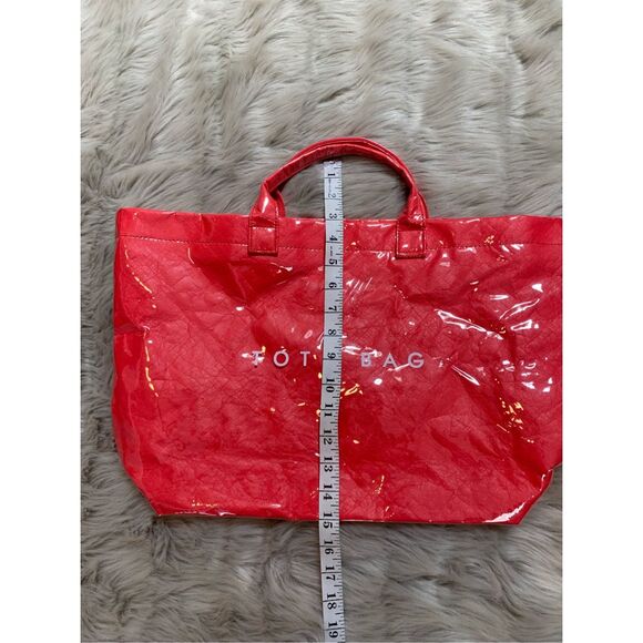 Spacious Fashion Transparent Jelly Tote Bag PVC Water proof Handbag Shopping Bag - Picture 7 of 9